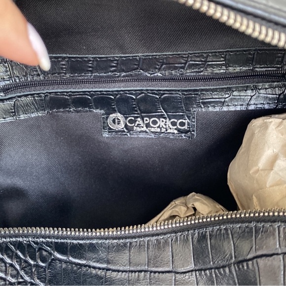 Embossed aligator leather backpack main image 6